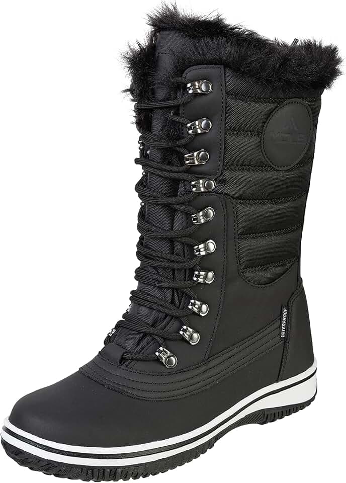MOLS Damen Winterstiefel DRENU mit wasserdichter Funktions-Membran Warmer Winterstiefel in atmungsaktiver Qualität