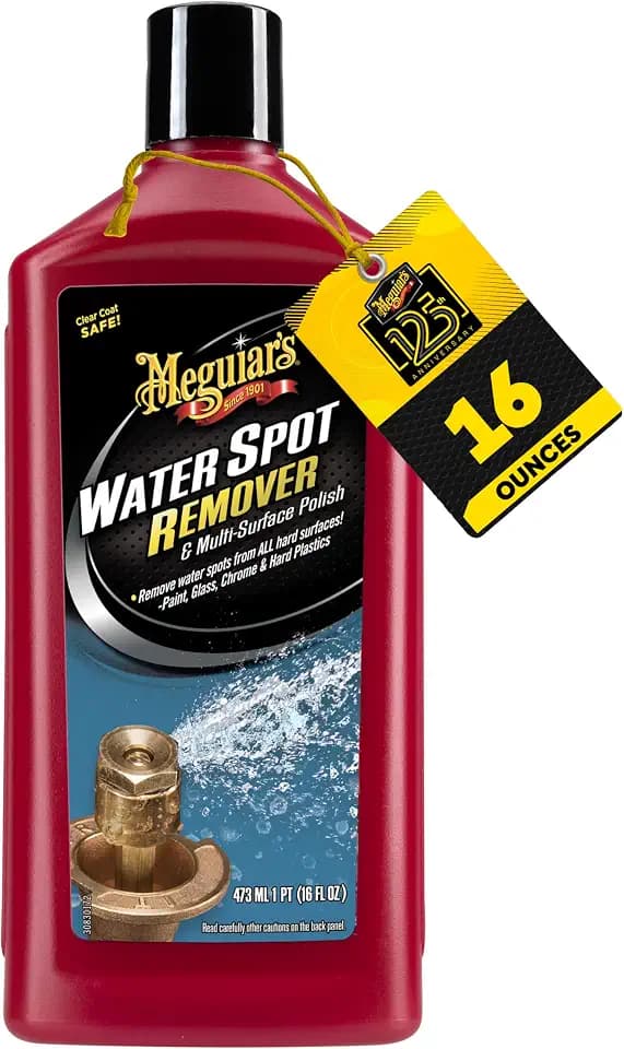 Meguiar's Water Spot Remover, Water Stain Remover and Polish,16 Oz