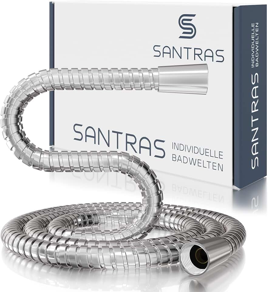 SANTRAS® Duschschlauch 0,7m Chrom Metall