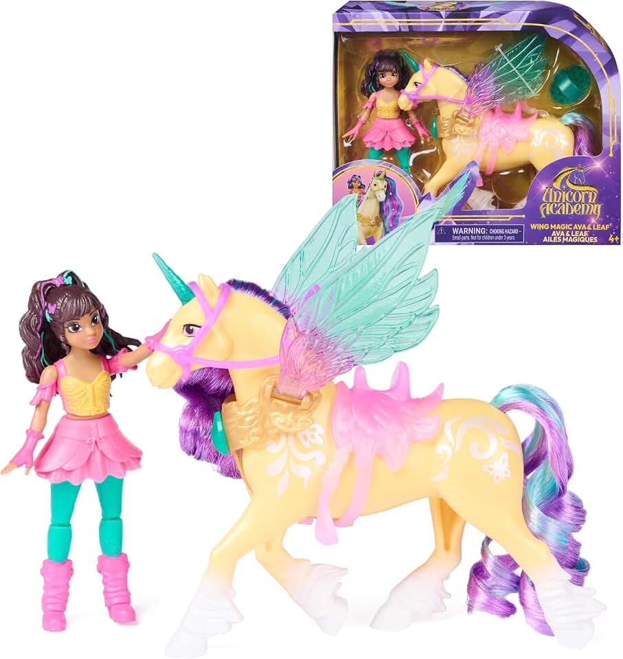 Unicorn Academy Wing Magic AVA und Leaf Set, ab 4 Jahren