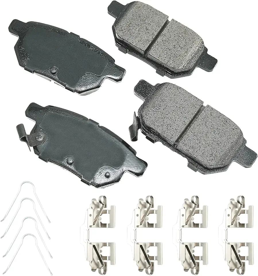 Akebono ACT1354B Brake Pads, ProAct Ultra-Premium, Rear, 14.4 mm Thick, Set of 4
