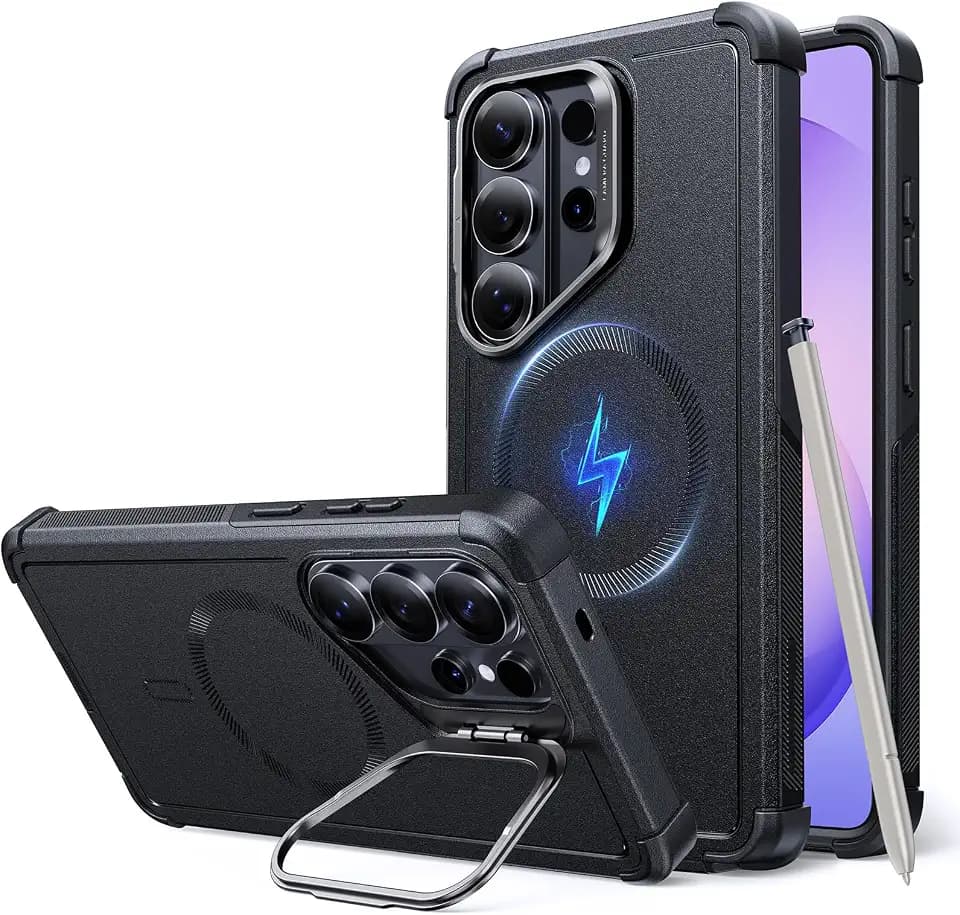 ESR for Samsung Galaxy S26 Case Flex Stand, for MagSafe, Black