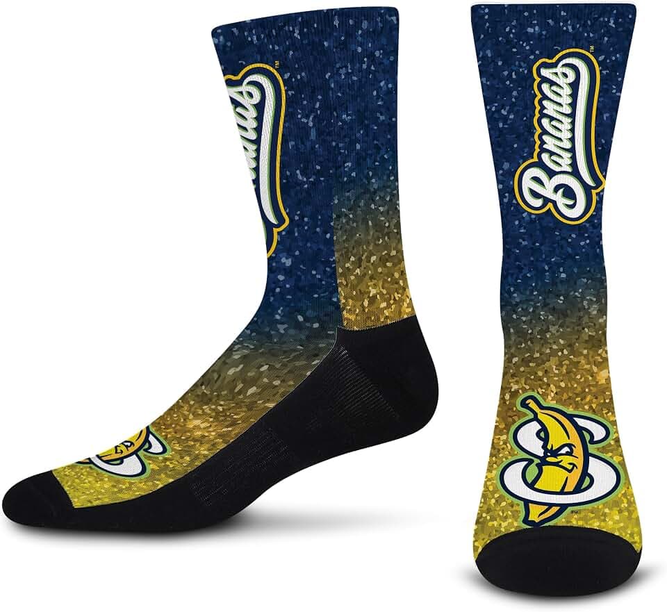 For Bare Feet Savannah Bananas Crew Sock - Adult