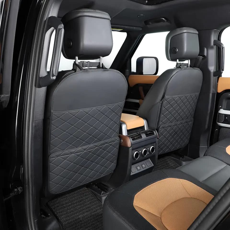 TAIKOO Seat Back Protector,Shields Seat Backs From Kicks and Adds Storage