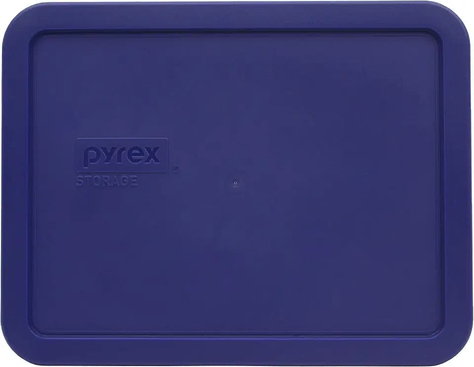Pyrex 7211-PC (6-Cup) Navy Blue Food Storage Replacement Lid - Made in USA