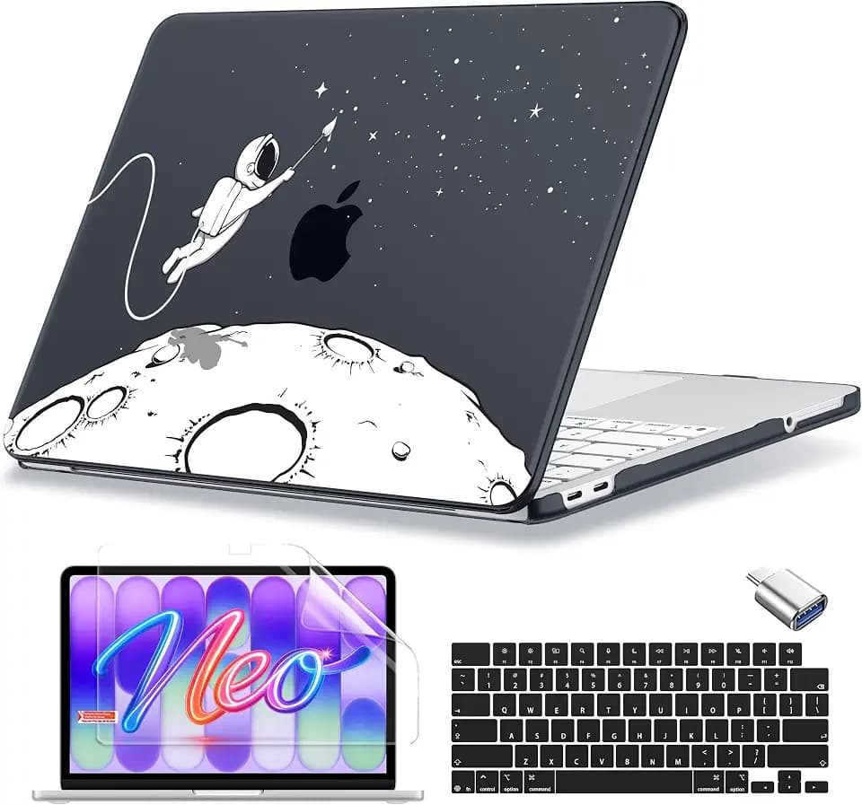 MecBevia Compatible with MacBook Neo Case 13 inch 2026 A3404 A18 Pro Chip