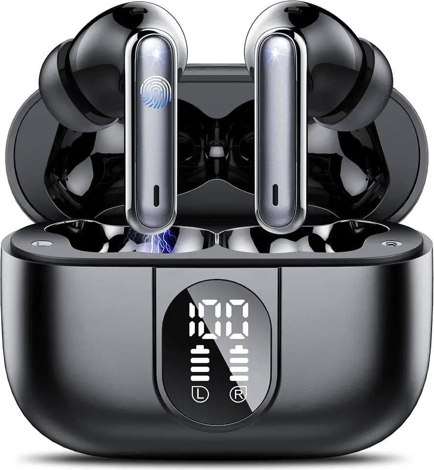 Csasan Ai Translation Earbuds Real Time,3-in-1 Buletooth 5.3 Translator Earbuds with 6 Translation Modes/164 Languages,No Subscription Required Translatior Headphones,Carbon Black