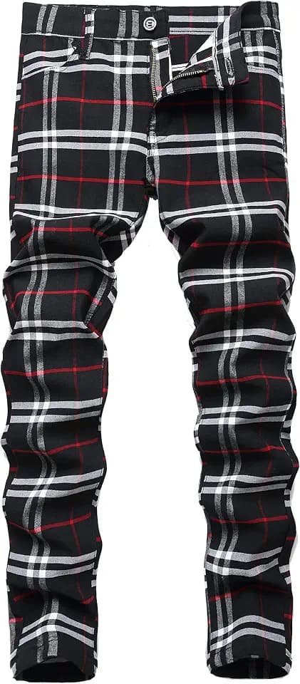 Boy's Pants School Uniform Dress Solid Skinny Fit Stretch Fashion Comfy Pants