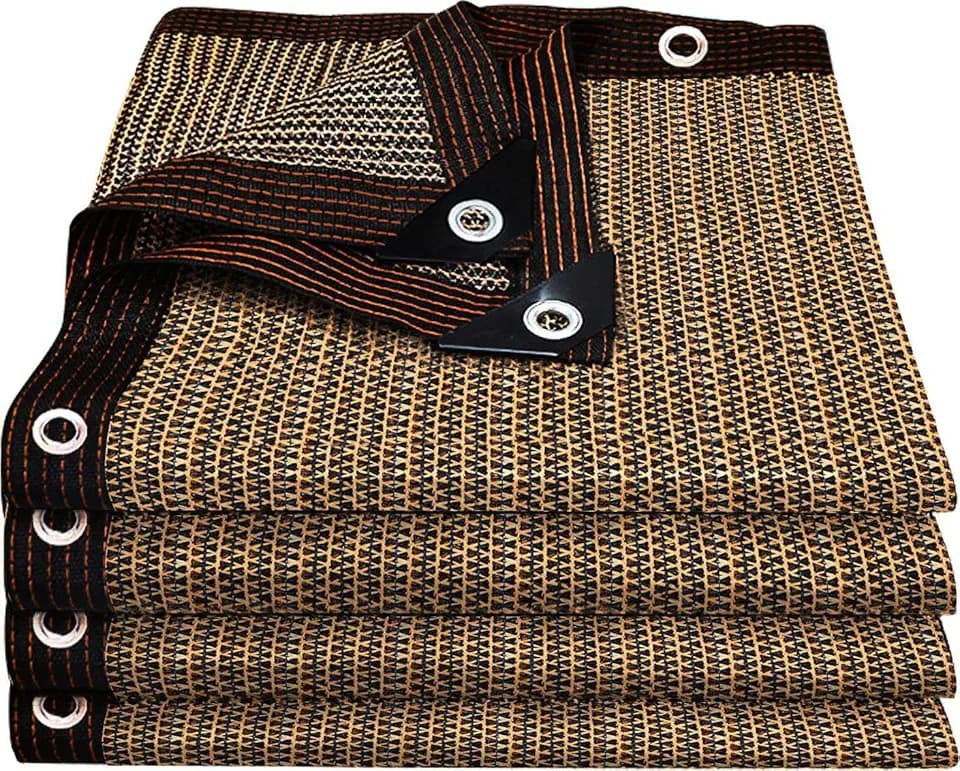 Shade Cloth,80% Sunblock Net with Metal Grommets and Reinforced Edges,Garden Sun Shade Netting,Used in Courtyards,Balconies,Carports,Greenhouse, Plants Growing,Chicken Coop Patios etc.10x14FT