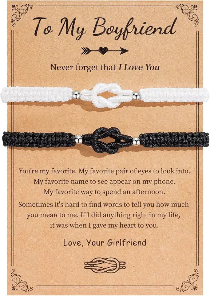 Matching Bracelets For Couple Anniversary for Him Her Relationship