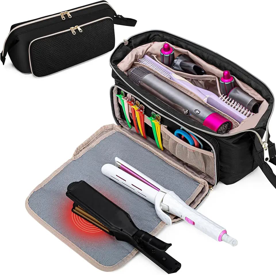 Fasrom Hair Tools Travel Bag, Styling Appliance Organizer Case