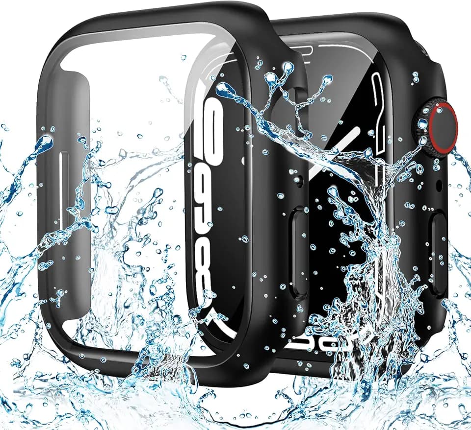 Goton IP67 Waterproof Case with Glass for Apple Watch 38mm Series 1/2/3