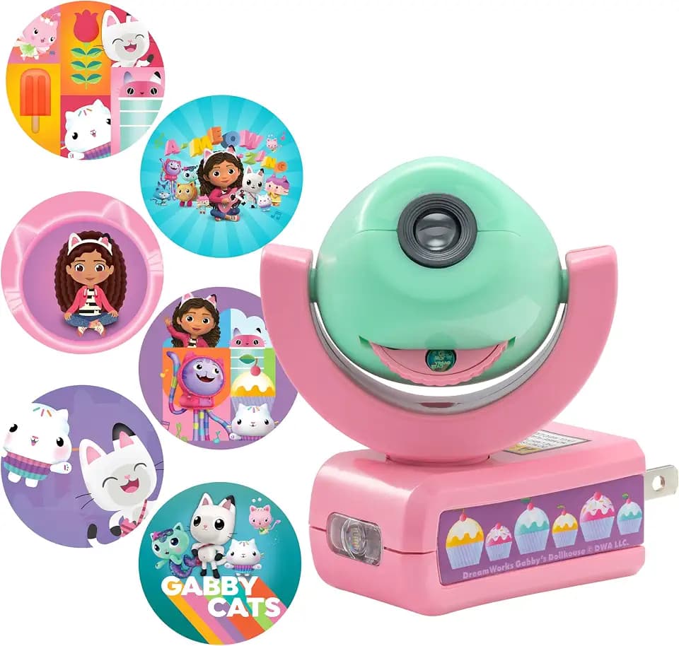 Projectables Gabby's Dollhouse Night Light with Dusk to Dawn Sensor