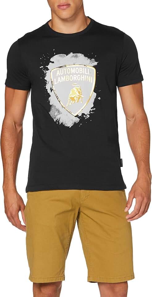 Lamborghini Herren Scudo Artistic CAR T-Shirt