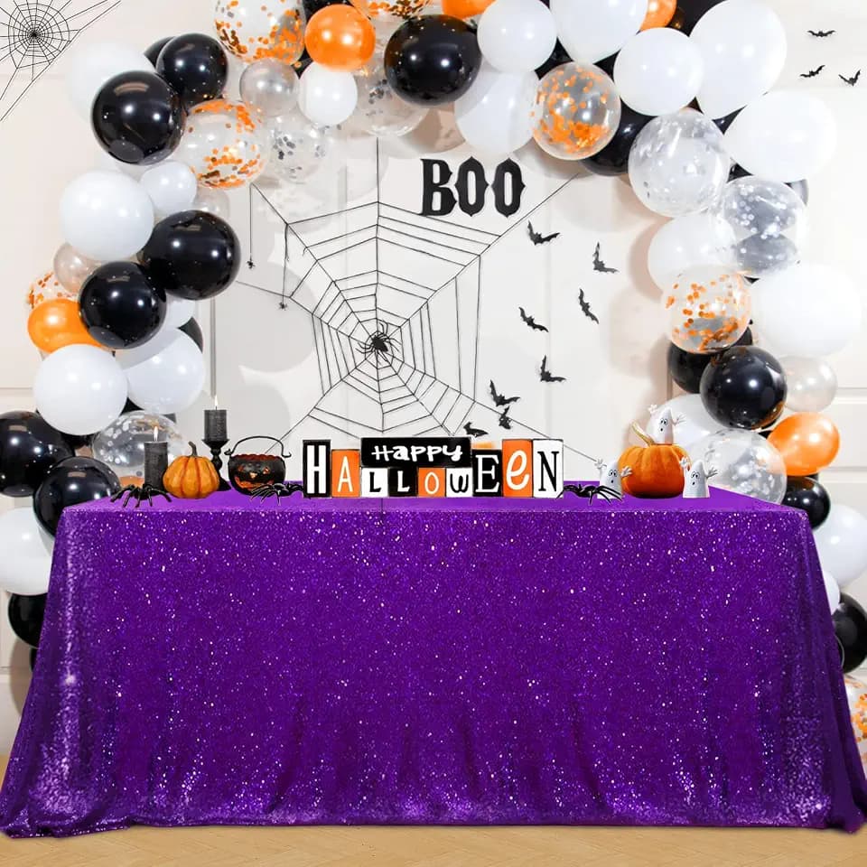Glitter Table Cloths for Parties Sequin Tablecloths Sparkle Decorative