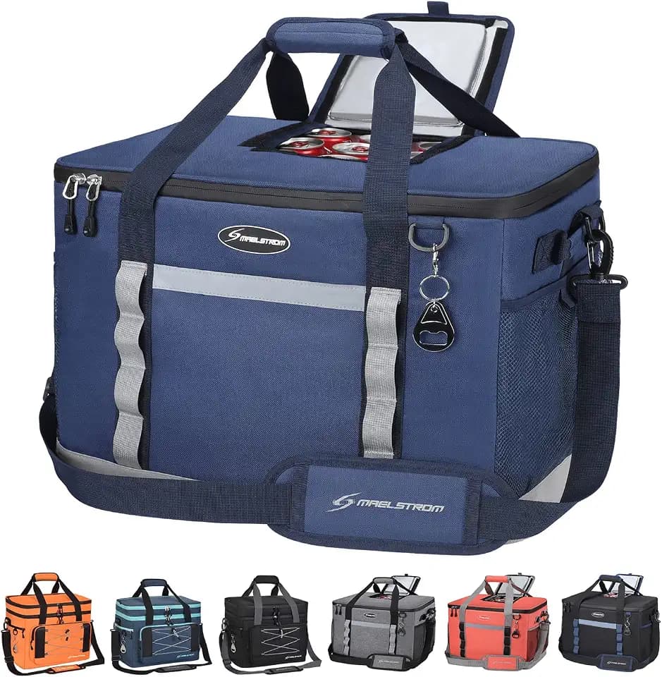 Maelstrom Soft Cooler Bag, 35/55/75 Can Beach Cooler with Flip-top Access