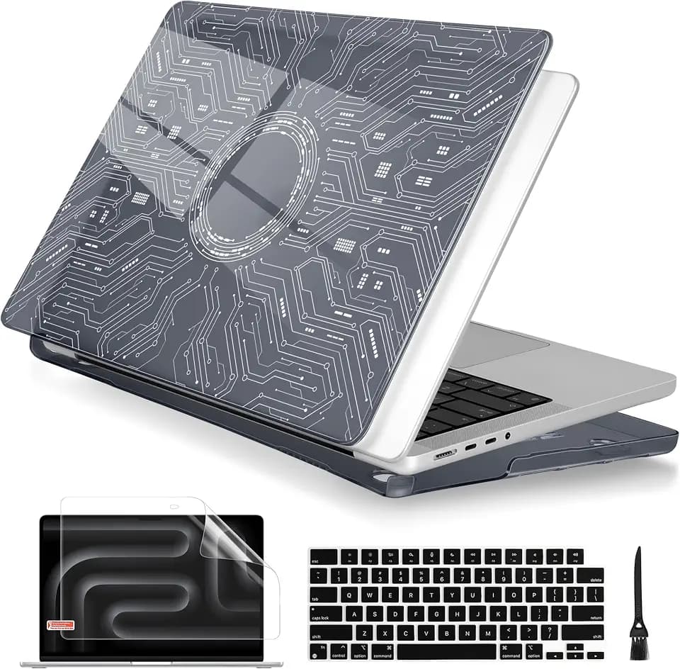Batianda AstroGrid Case for MacBook Pro 14 Inch 2026-2021, Circuit Board