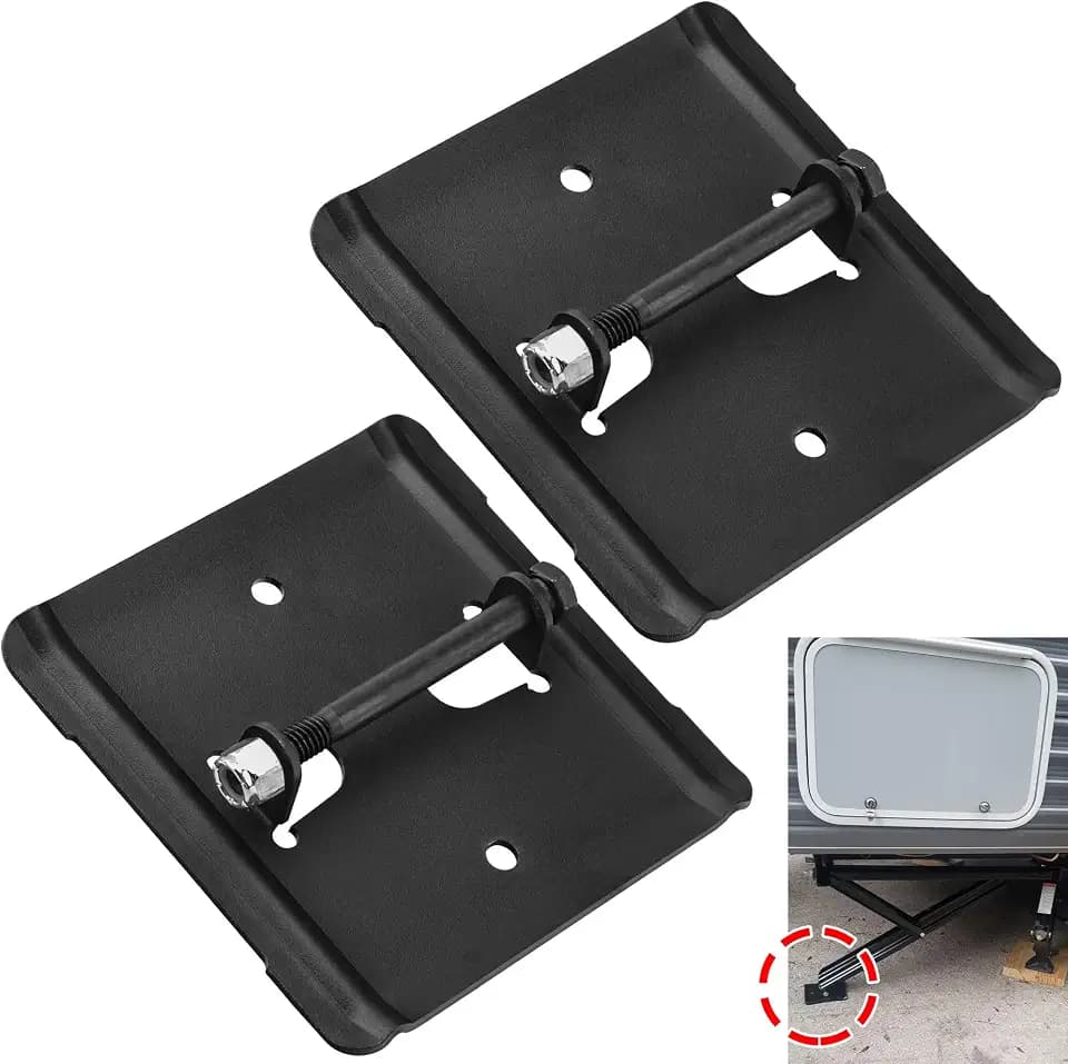 23200 Foot Pads for BA-L C-Style Jacks, Black, (Set of 2)