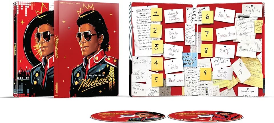 MICHAEL (2026) 4K + BLURAY + DIGITAL STEELBOOK AMAZON EXCLUSIVE