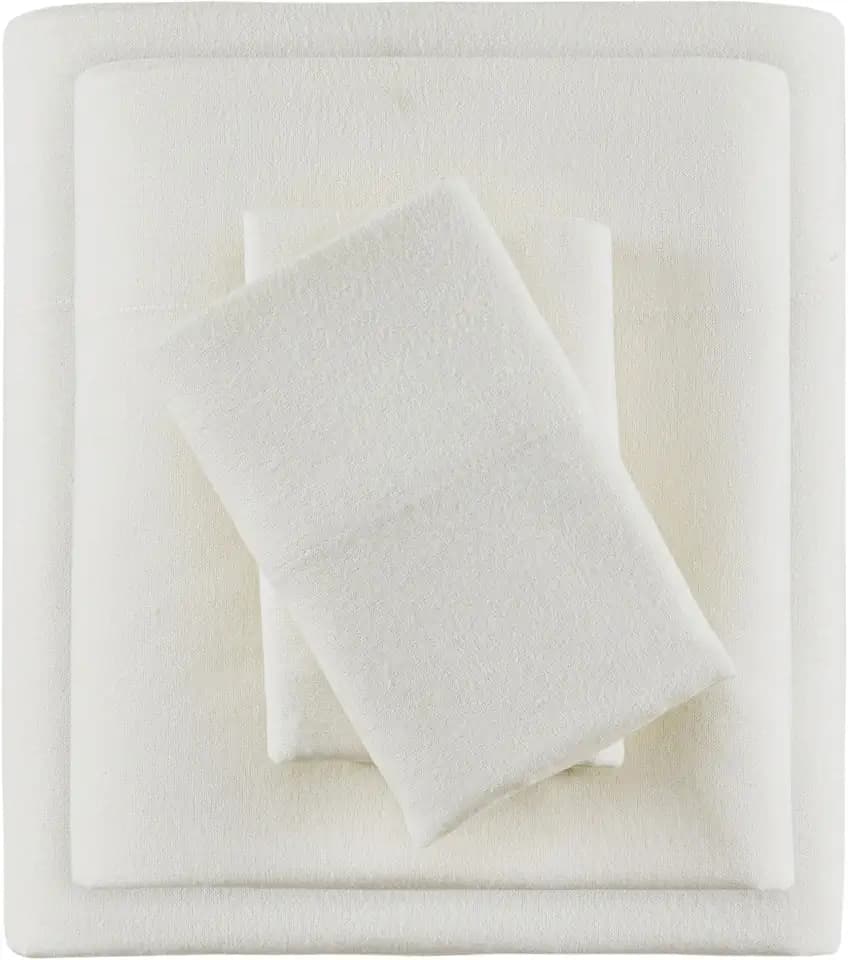 Sleep Philosophy Cozy Flannel Sheets 100% Cotton, Full Sheet Set, 4 Piece