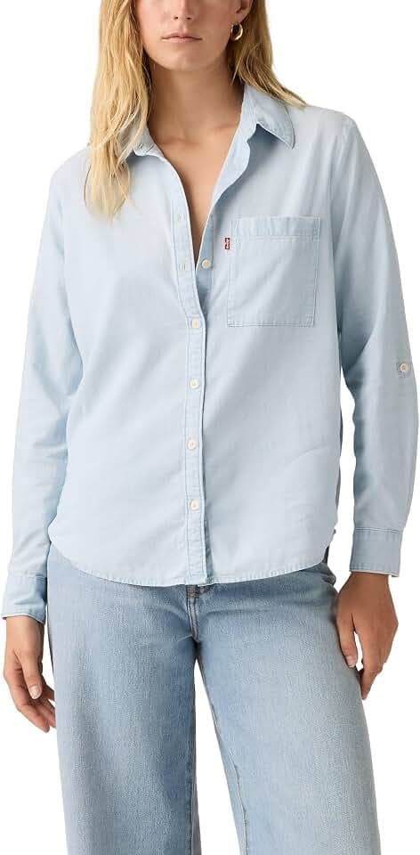 Levi's Damen Darlene Utility Shirt Hemd mit Button-Down-Kragen