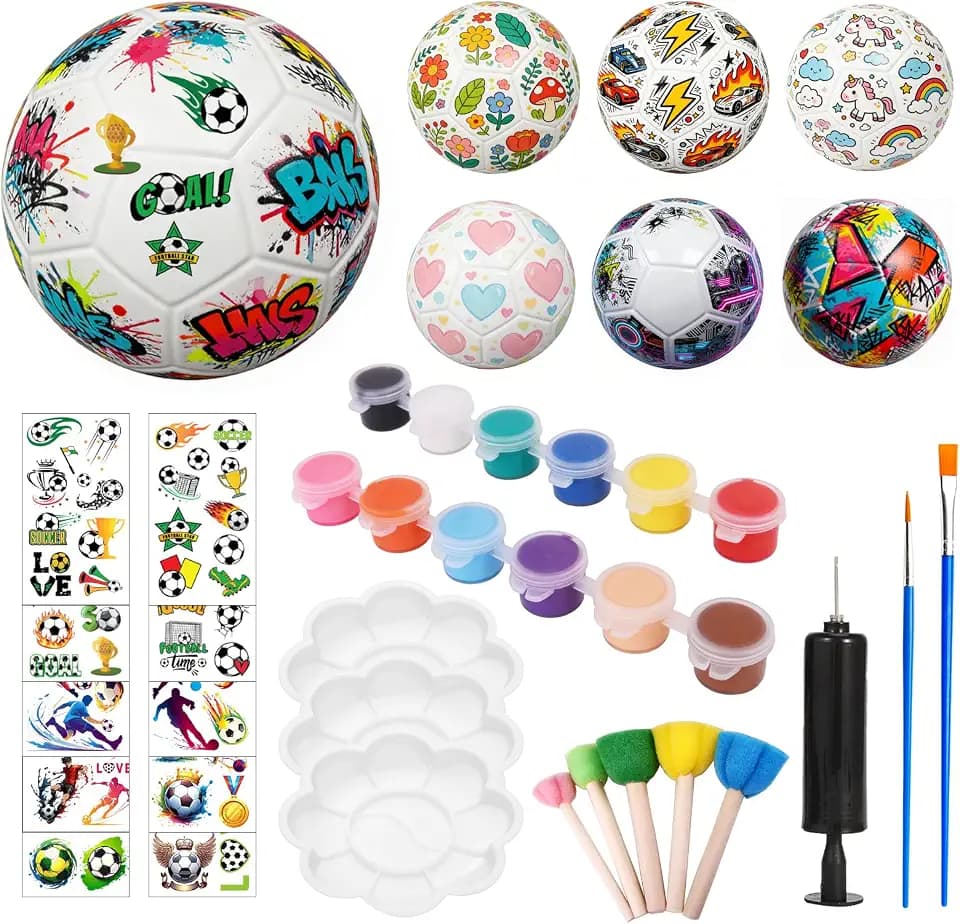 KMFYMPT Bastel Sets, Fußball Malset Bastelset, Kreativset