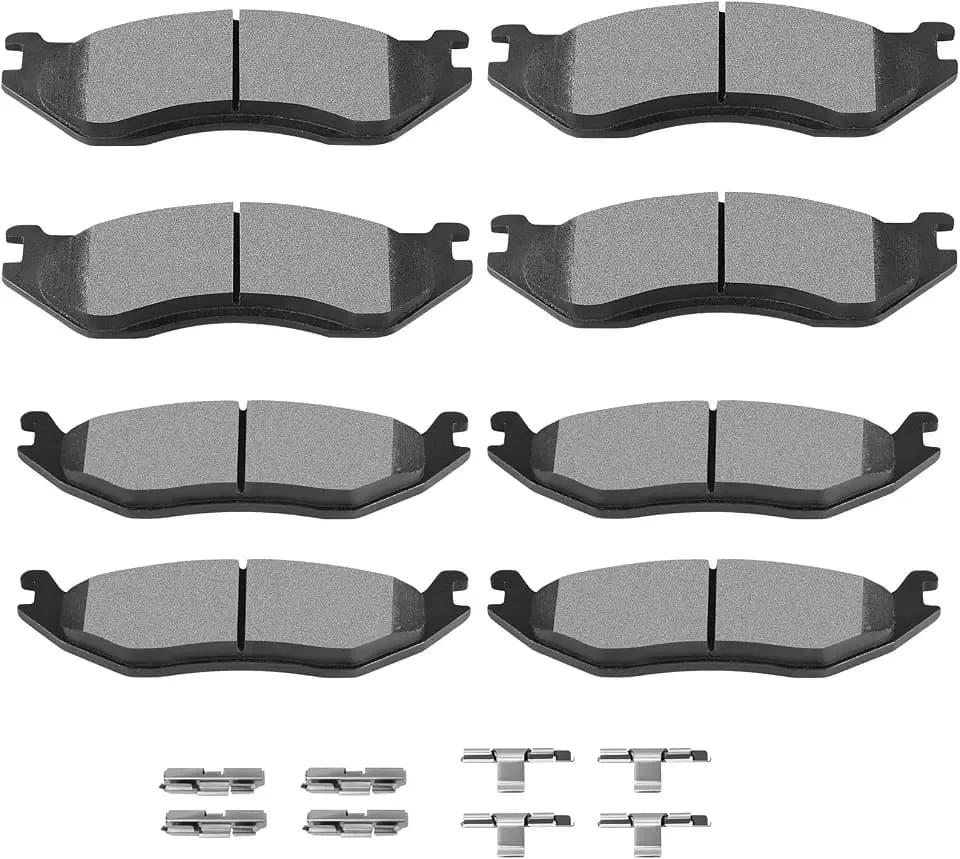 Ceramic Brake Pads Kits SCITOO 8PCS Fit For Dodge For Ram 1500 2002-2005