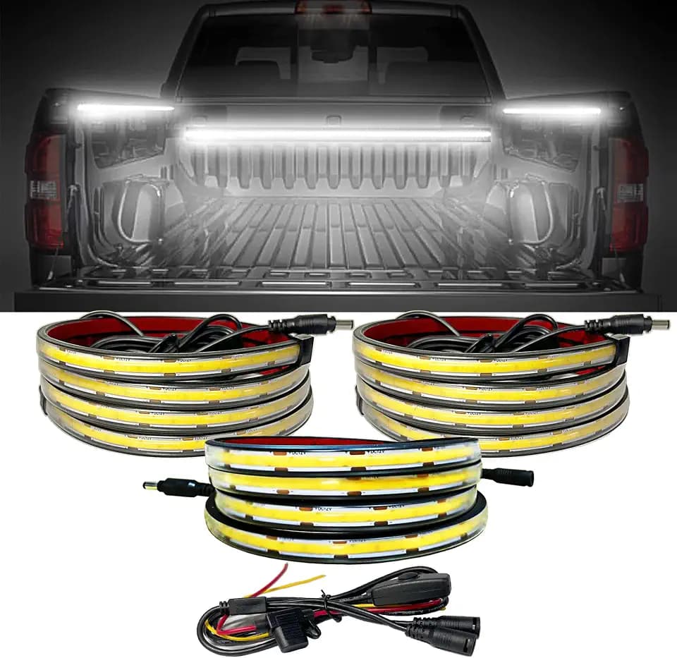 Truck Bed Lights, 60 Inch 3 Pack COB LED Light Kit for Pickup Truck
