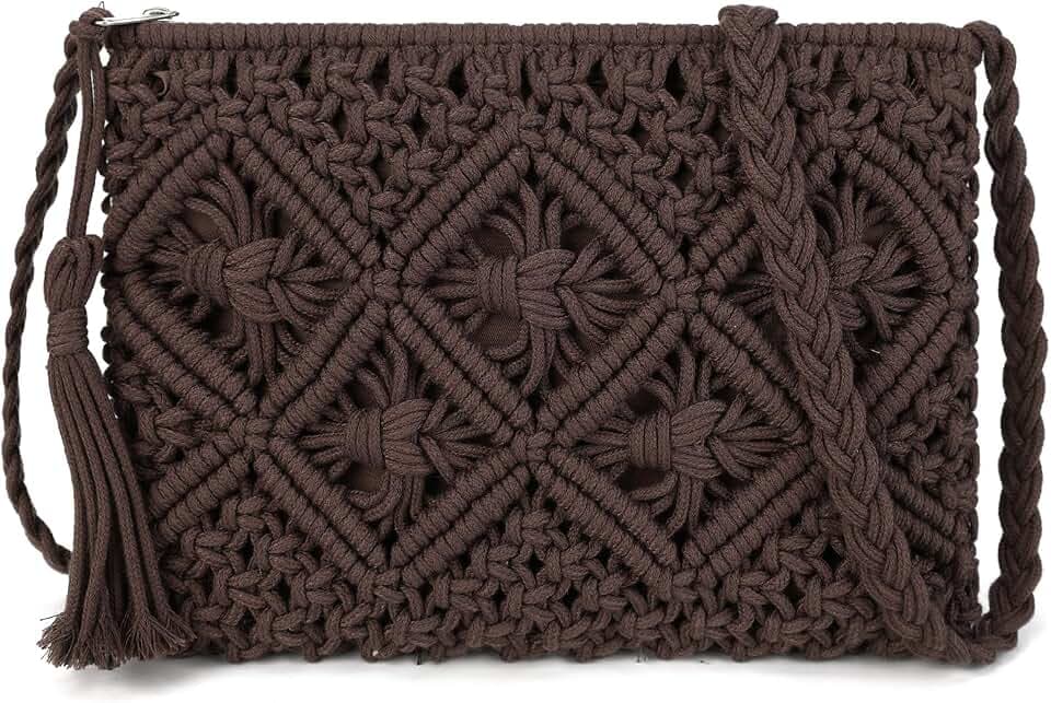 Gladdon Bohemian Small Crossbody Bag for Women Stylish Woven Shoulder Purse