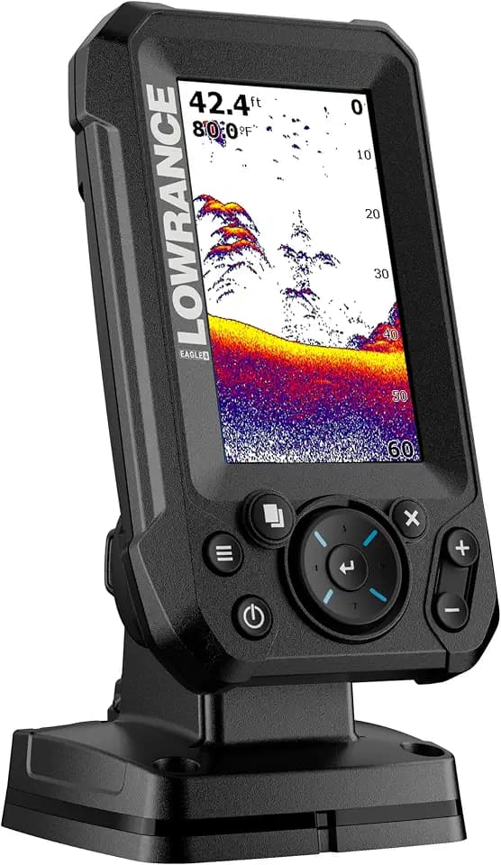 Lowrance Eagle Fish Finder, 4-to-9-inch, Sonar and C-MAP Options