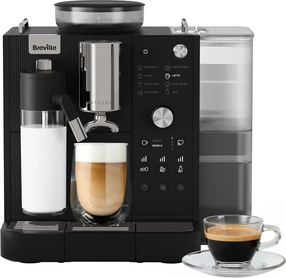 Breville Prima Latte AutoLuxe Espressomaschine, Schwarz