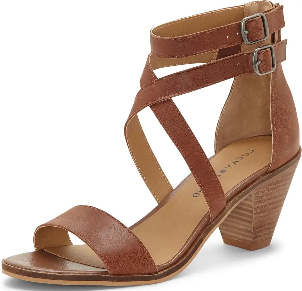 Lucky Brand Women's Ressia Ankle Strap Sandal