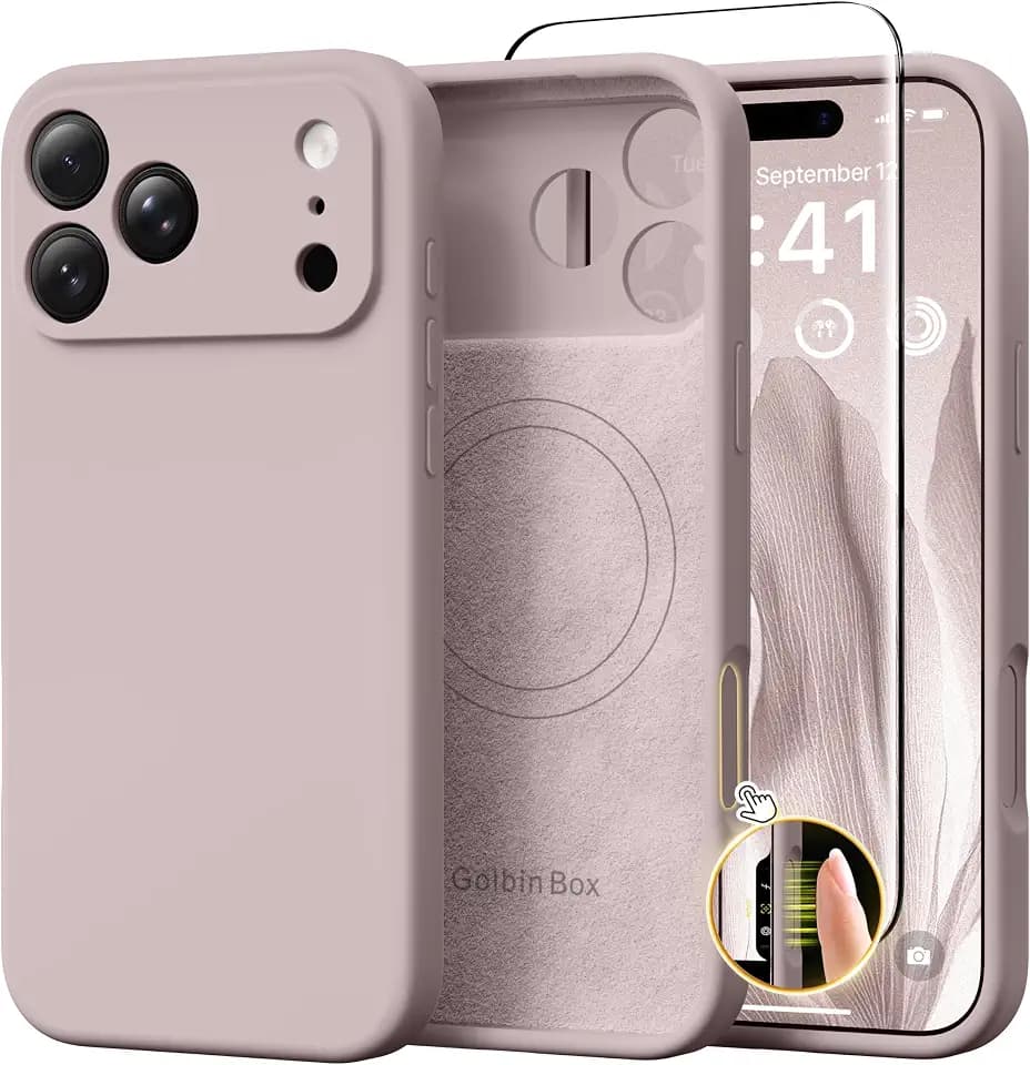 GolbinBox Magnetic for iPhone 18 Pro Case/17 Pro Case, Light Taro