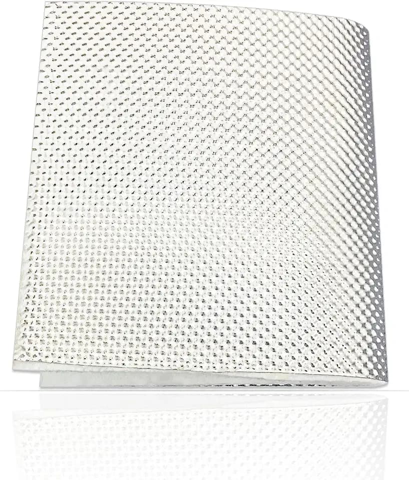 Peastorm Exhaust Wrap Heat Shield Automotive Aluminum Material Muffler Wrap Insulation Armor, 12" x 38"