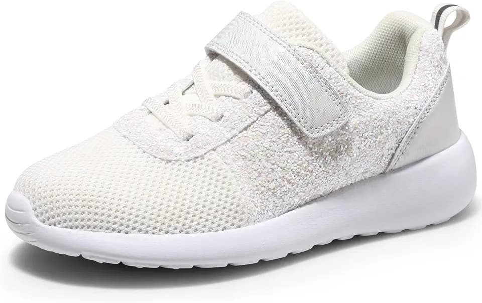 Mädchen Schuhe Kinder Turnschuhe Glitzer Sportschuhe Laufschuhe Hallenschuhe Sneakers Klettverschluss Tennisschuhe Festliche für Jugendliche