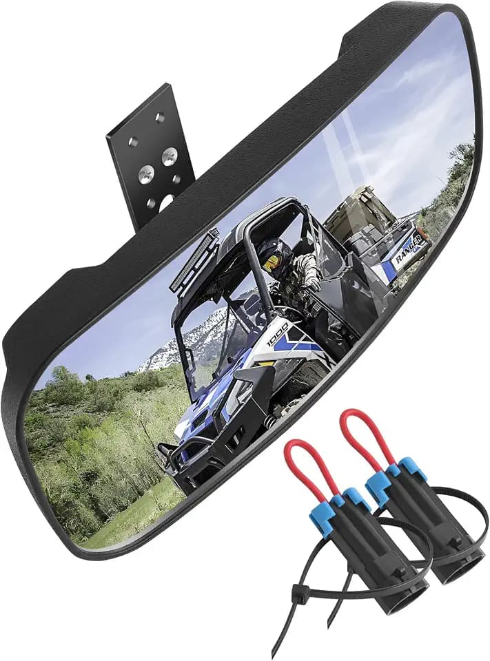ZIDIYORUO UTV Rear View Mirror Compatible with Polaris Ranger