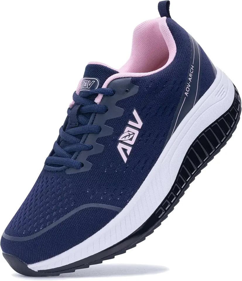 Women's Wide Width Walking Shoes Orthotic Arch Support