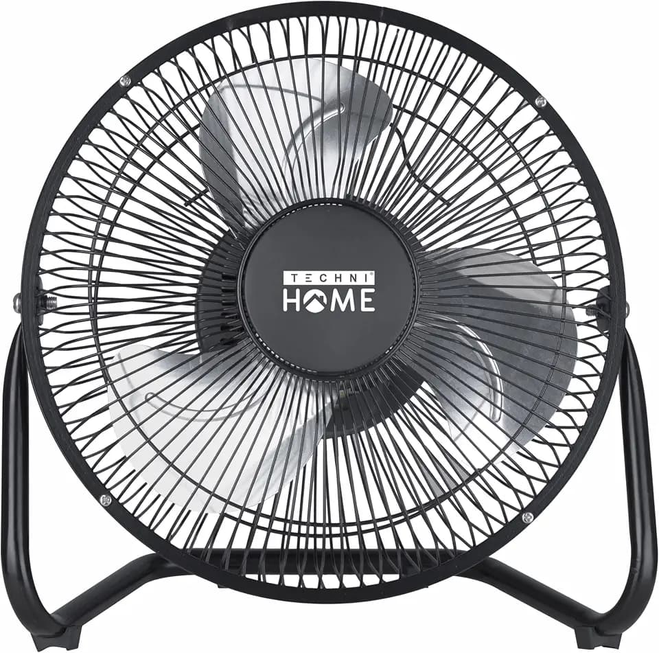 9" High Velocity Portable Electric Fan, 2‑Speed Floor/Table Fan