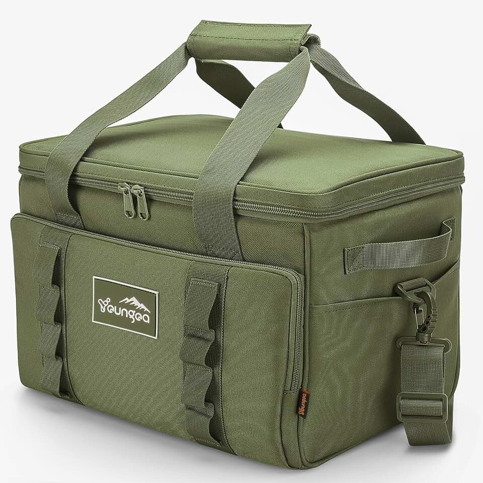 48 Can Insulated Soft Sided Collapsible Cooler Bag Ice Chest