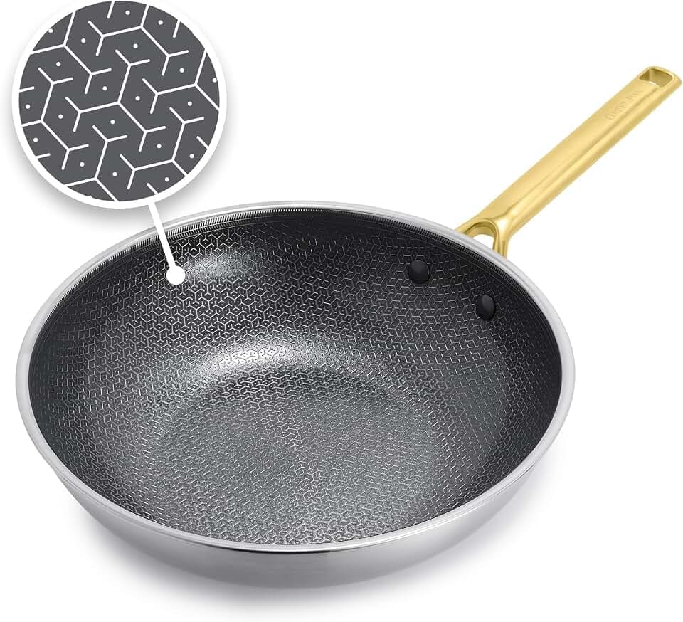 GreenPan Hybrid APEX 11" Tri-Ply Stainless Steel Wok, Ceramic Nonstick Pan