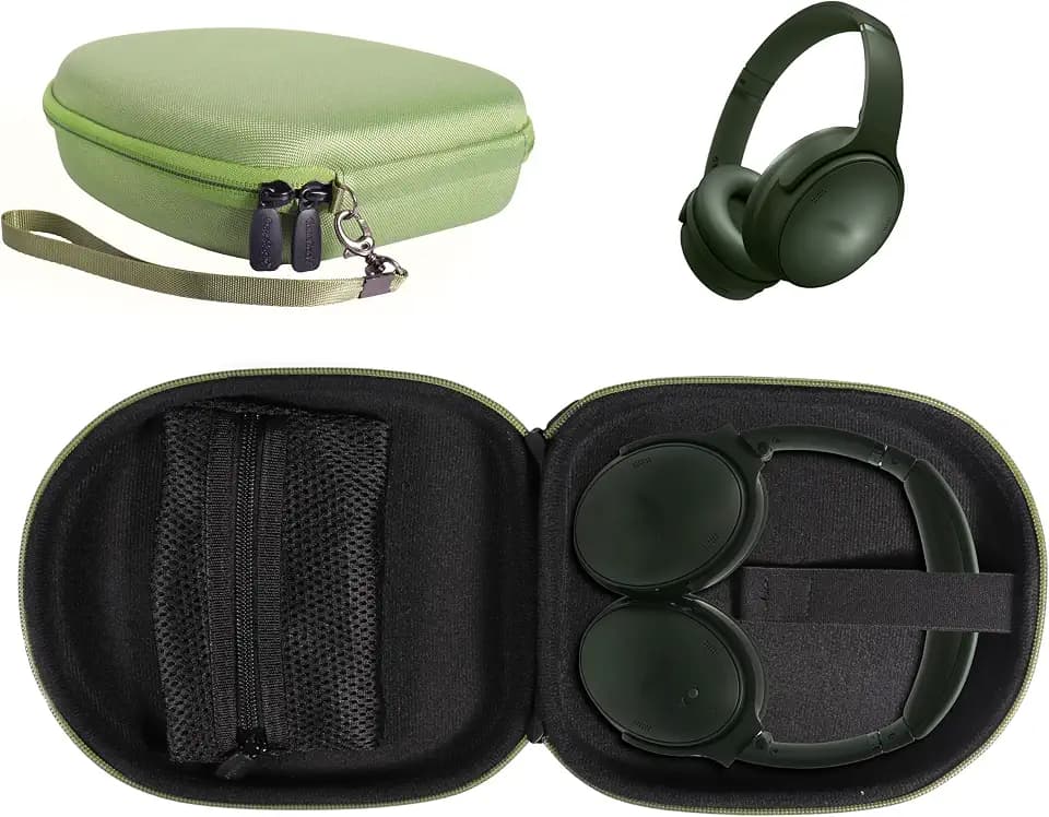 Case for Bose QuietComfort Bluetooth Headphones with Microphone, QuietComfort 45, 35, 35 II, Replacement case only (Green)
