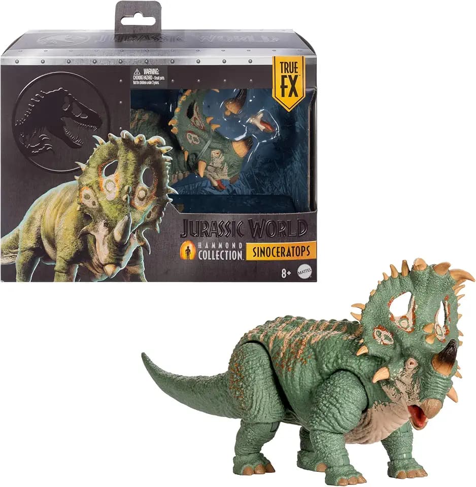 Mattel Jurassic World Hammond Collection Sinoceratops Figur