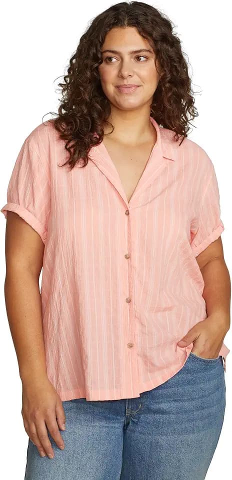 Eddie Bauer Women's Wt Ss Packable Camp Shirt
