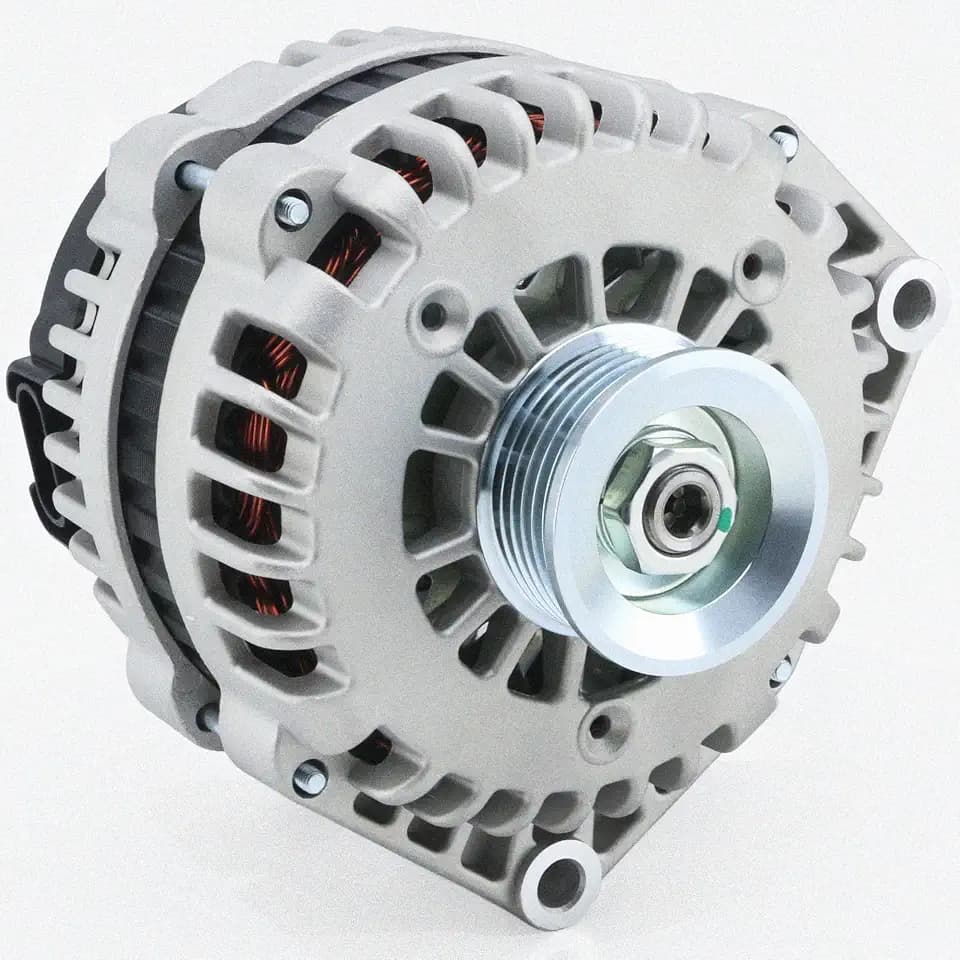 Alternator High Output 253 AMP Replacement New for 2001-2004 Chevrolet Silverado Express 1500 2500, Suburba 1500 2500, GMC Sierra Savana 1500 2500 4.3 4.8 5.3 6.0 6.6 8.1L, 10464405 15263859 19244751