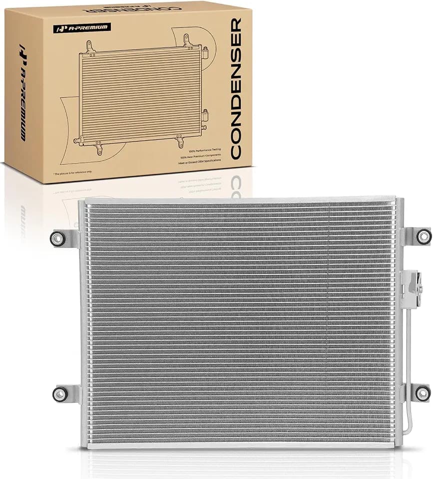 A-Premium Air Conditioning Condenser Compatible with Freightliner