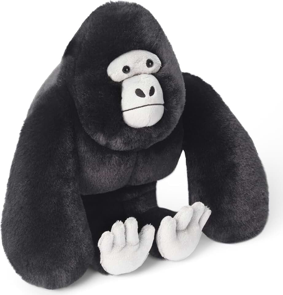 IKASA Gorilla Stuffed Animal, Ultra-Soft 14" Plush Toy,Gift Box Packing