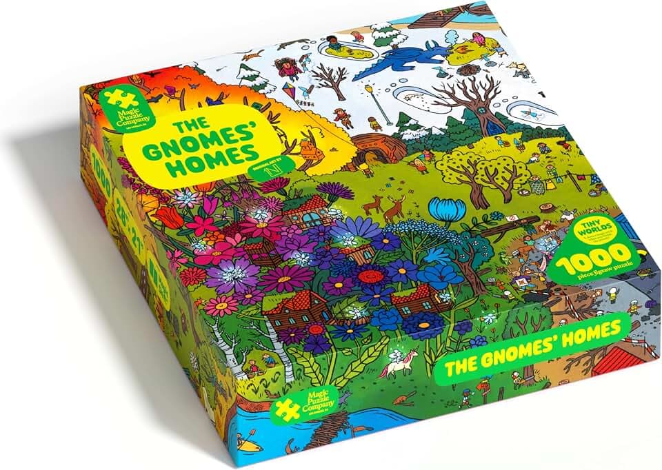 The Gnomes' Homes • 1000-teiliges Puzzle aus der Magic Puzzle Company • Serie 3