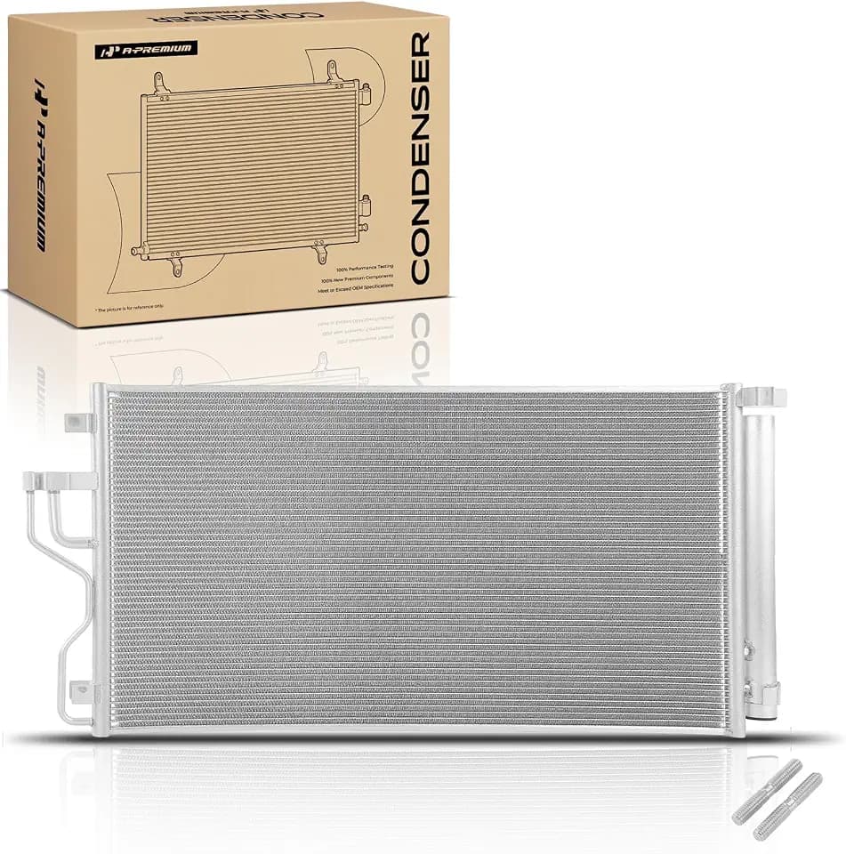 A-Premium Air Conditioning Condenser Compatible with Hyundai & Kia