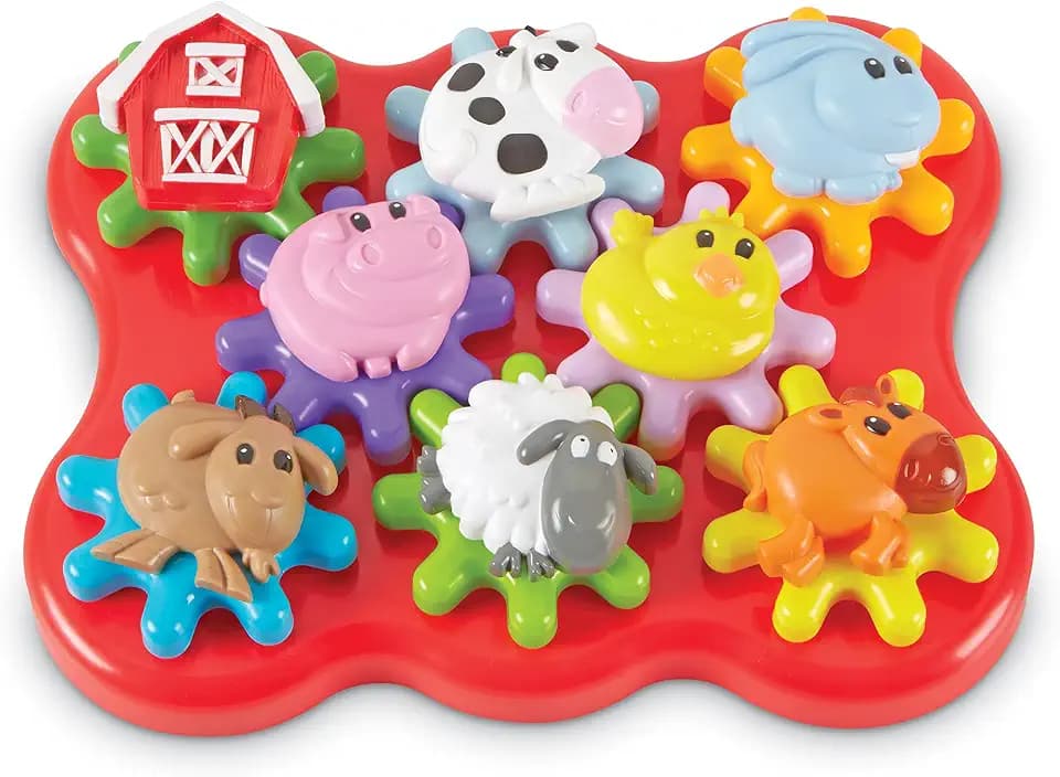 Learning Resources Barnyard Friends Build & Spin