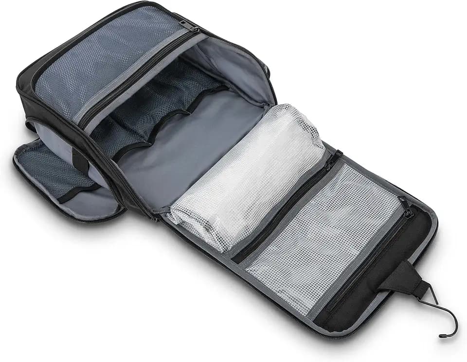 Samsonite Unisex Samsonite Hanging Travel Case, One Size, Black